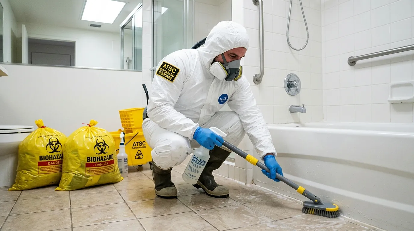 Decontamination equipment deployed for Blood Cleanup in Dumfries